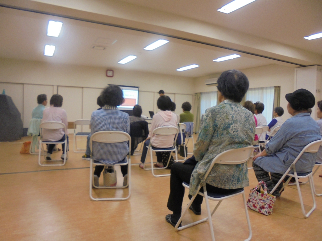7/26に佐竹台第一集会所にて熱中症について講座を行いました