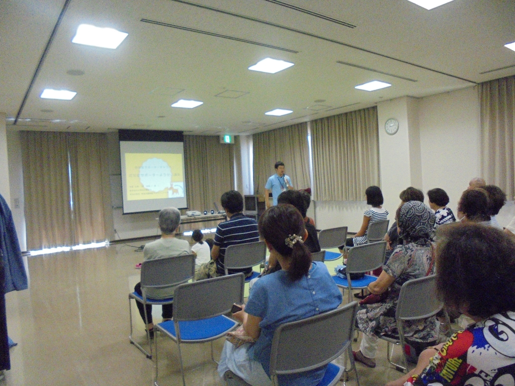 佐竹台市民ホールにて小学生向け認知症サポーター養成講座を行いました。